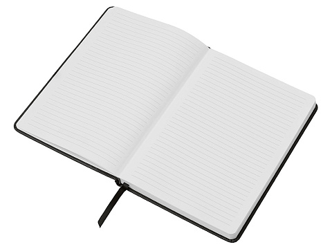 Подарочный набор Tesla с блокнотом А5, ручкой и пауэрбенком на 10 000 mAh, черный - рис 9.