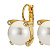 Серьги TANA SG WHITE PEARL Dyrberg Kern 450120 - миниатюра - рис 2.