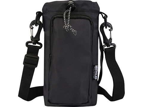 Трип Эви дорожная сумка для бутылок из переработанного материала объемом 2 л, черный - рис 2.