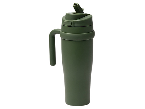 Термокружка KALAM/КАЛАМ с двойными стенками, темно-зеленый - рис 2.