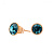 Пусеты Indicolite Fiore Luna SWE298 IN RG - миниатюра - рис 2.
