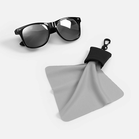 Очищающая салфетка Specta, серая с черным - рис 3.