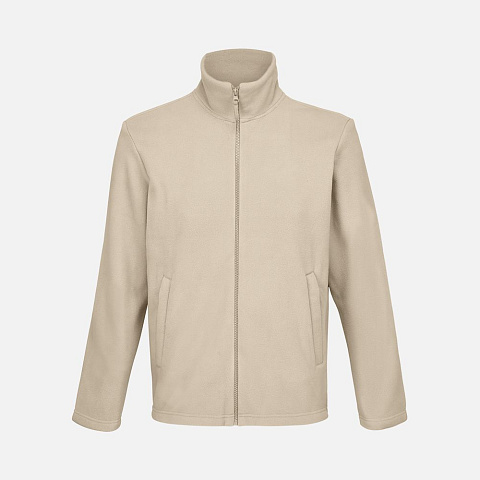 Куртка флисовая унисекс Nitro, серо-бежевая - рис 2.