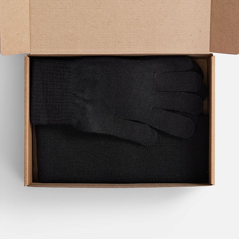 Набор Knit Warm, черный - рис 4.