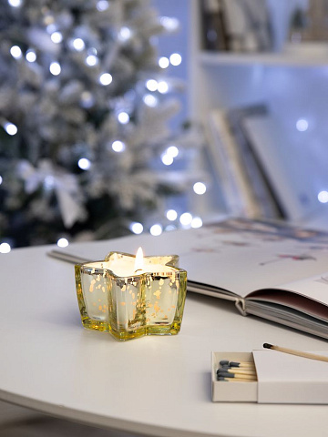 Свеча Wishlight, золотистая - рис 5.