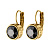 Серьги LOUISE SG BLACK Dyrberg Kern 350668 - миниатюра