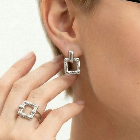 Серьги Fiore Luna ACE32195-01 S - рис 2.