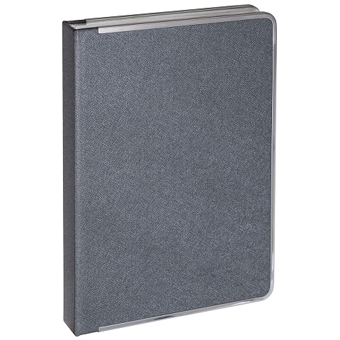 Ежедневник Frame Metal, недатированный, серый - рис 3.