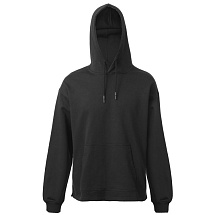 Худи оверсайз Alpha.01 унисекс, черный