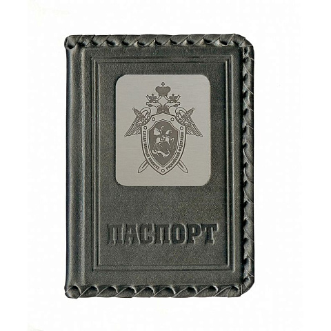 Обложка для паспорта «Точный след», черный - рис 2.