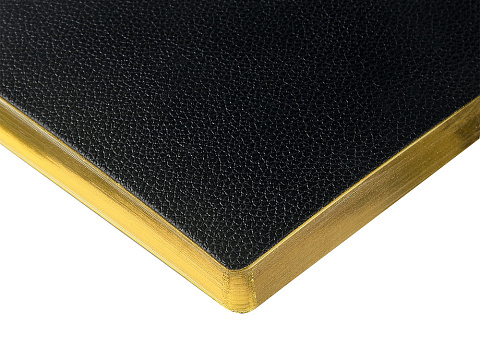 Ежедневник недатированный А5 Black с нашивкой, черный - рис 5.