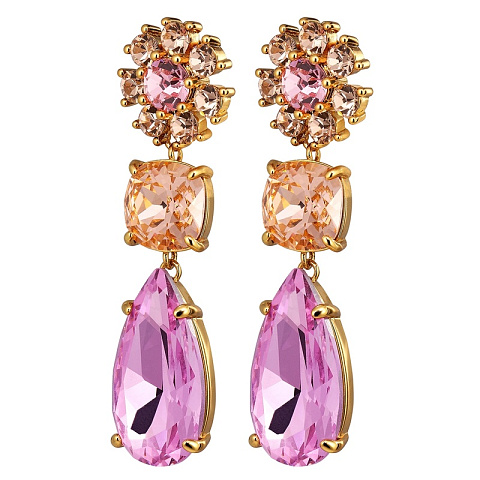 Серьги MISIA SG ROSE / PEACH Dyrberg Kern 460513 - рис 3.
