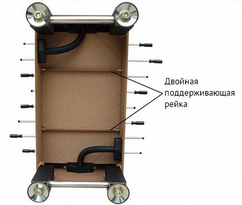 Настольный футбол Рим (светло-серый) - рис 8.