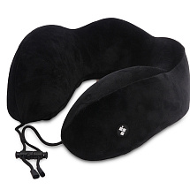 Подушка для путешествий с эффектом памяти Мемо Bluewinder Black