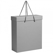 Коробка - пакет для подарков 27х10 см (4 цвета) 