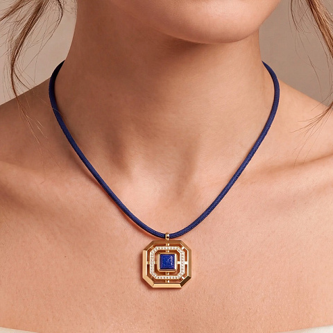 Колье Blue-Gold - рис 3.