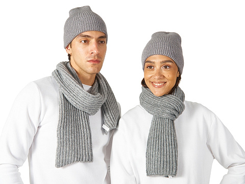 Подарочный набор  Nordend, серый меланж - рис 5.