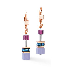Серьги Purple-Blue Coeur de Lion 2838/20-0807