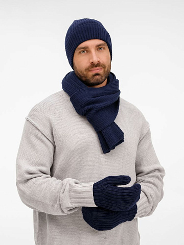 Шарф Catch Match, темно-синий - рис 9.