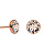 Пусеты Silk Fiore Luna SWE297 S RG - миниатюра - рис 3.