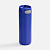 Термостакан X1 с цветной кнопкой, синий с серым - миниатюра
