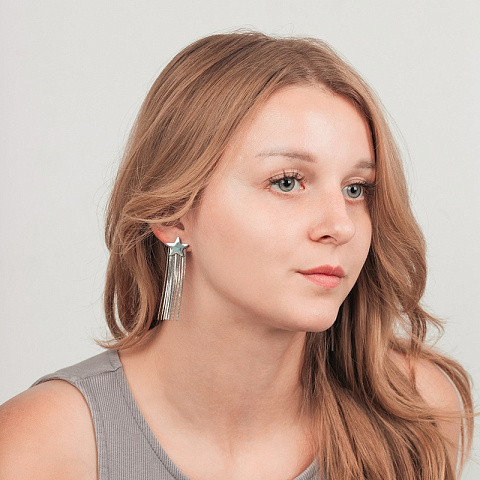 Серьги Комета Fiore Luna AWE3256-S - рис 4.