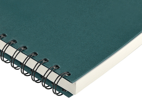 Ежедневник недатированный на гребне А5 Pragmatic, темно-зеленый - рис 5.