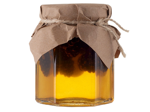 Мед с сосновой шишкой и кедровым орехом 250 гр. - рис 3.