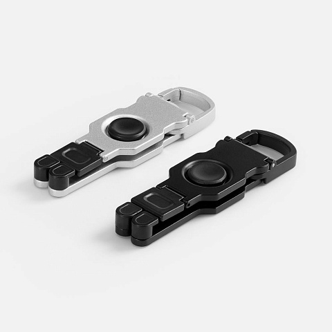 Подставка-спиннер Twizzy, серебристая - рис 8.