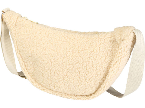 Шерпа поясная сумка из переработанной шерпы GRS объемом 3 л, бежевый