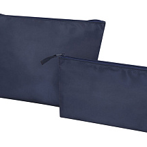 Swift набор косметичек из переработанного материала GRS, темно-синий