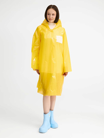 Дождевик-плащ BrightWay с печатью в один цвет на заказ - рис 17.