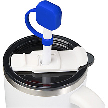 Sip/Сип силиконовая крышка для трубочки - королевский синий