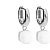 Серьги Firenze white Qudo 300210 BW/S - миниатюра - рис 2.