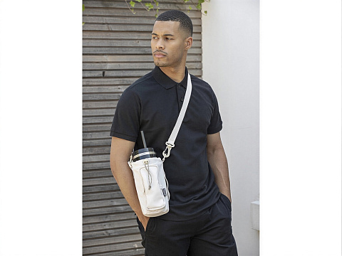 Трип Эви дорожная сумка для бутылок из переработанного материала объемом 2 л, кремовый - рис 7.