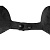 Подушка Basic из микрофибры с эффектом памяти U-shape, черный - миниатюра - рис 5.