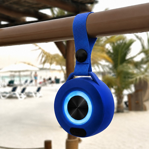 Bluetooth-колонка «Цветной ритм» Yoyo с RGB-подсветкой, синяя - рис 2.