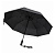Автоматический противоштормовой зонт DaryaM с обвесом, чёрный - миниатюра