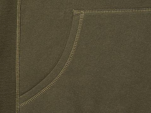 Толстовка Арора мужская с капюшоном, зеленый лесной - рис 5.