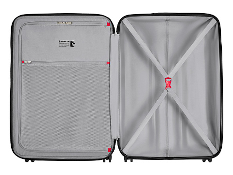 Чемодан WENGER Prymo, чёрный, большой, 52х76х30 см, 93 л, ABS+PC - рис 5.