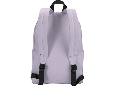 Байрон рюкзак для 14-дюймового ноутбука объемом 16 л, изготовленный из переработанных материалов по стандарту GRS, лиловый - рис 3.