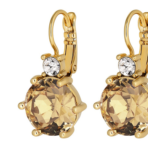 Серьги BEGONIA SG GOLDEN Dyrberg Kern 460038 - рис 3.