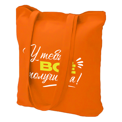 Cумка хозяйственная Bagsy Super 220 г/м², оранжевый. - рис 4.