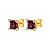 Серьги CLARA SG PURPLE Dyrberg Kern 390044 - миниатюра