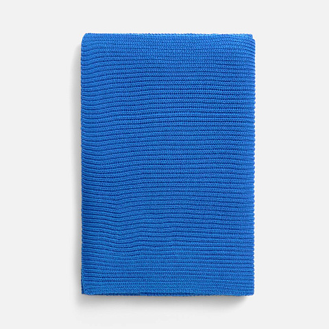 Шарф Nobilis Mono, ярко-синий - рис 4.