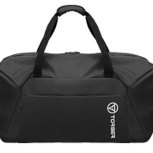 Сумка дорожная TORBER Mobi, чёрная, полиэстер 900D с PU покрытием, 65 х 37 х 34 см