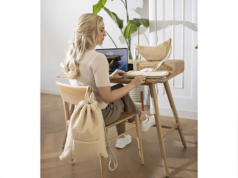 Шерпа поясная сумка из переработанной шерпы GRS объемом 3 л, черный - рис 4.