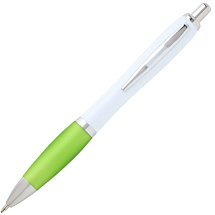 Nash шариковая ручка из переработанной пластмассы - Зеленый лайм (синие чернила)