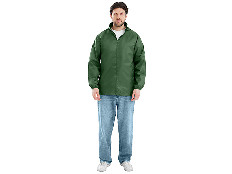 Ветровка Miami 2.0 мужская с чехлом, зеленый - рис 2.