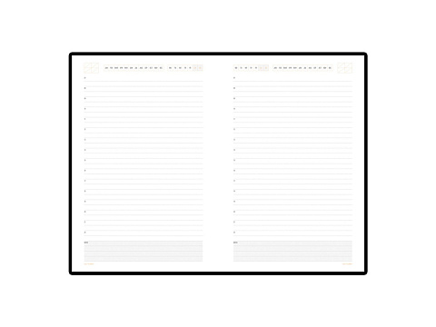 Ежедневник А5 недатированный Mercury, синий (Р) - рис 2.